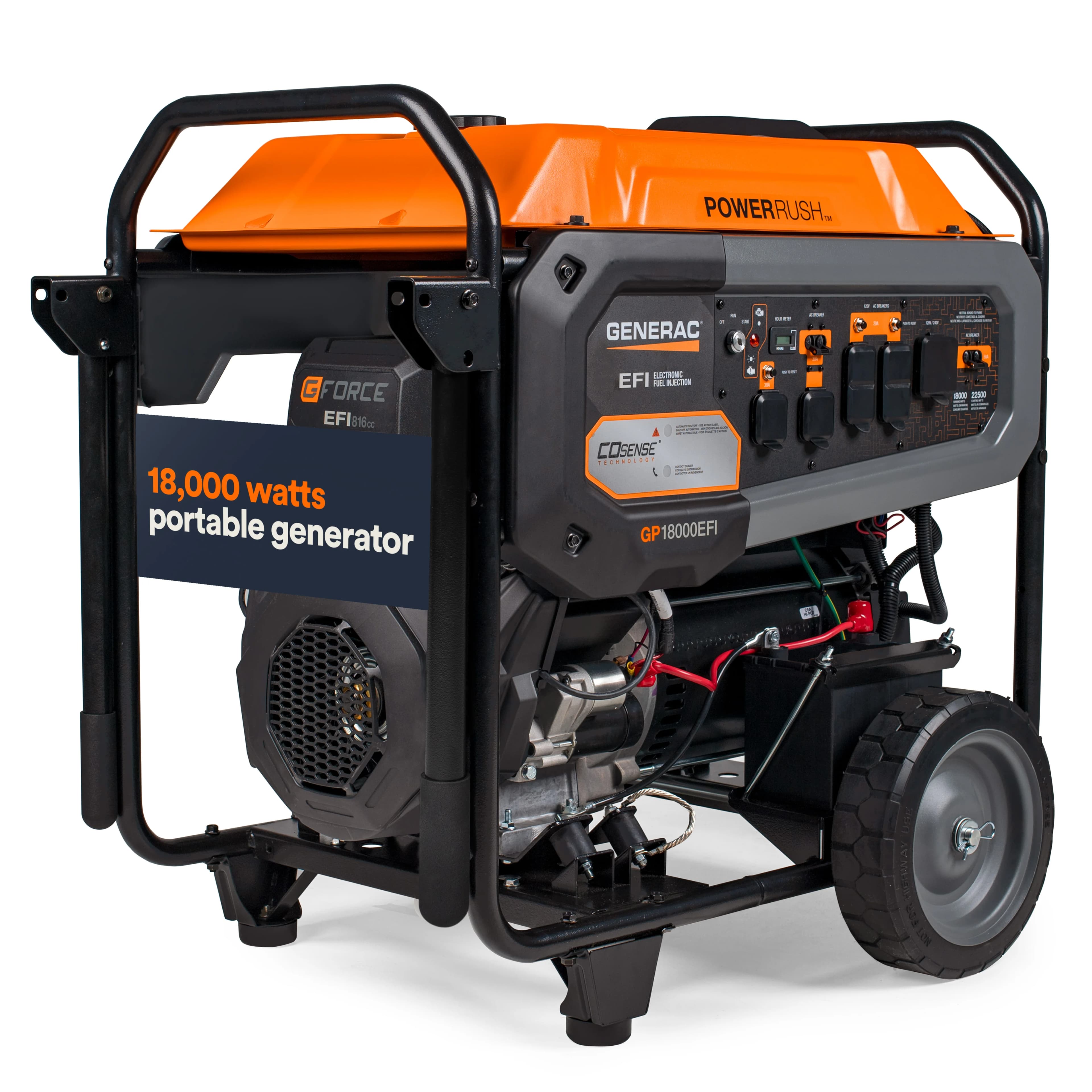 Portable Generator, 18000 | EFI | Electric Start with COsense | 50ST