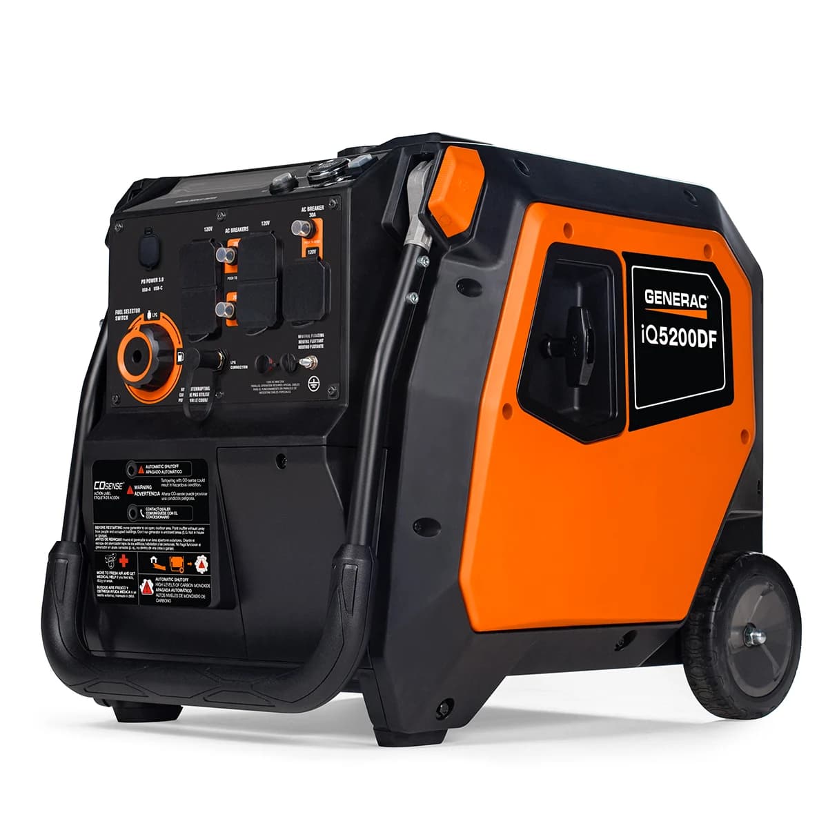 Portable Inverter Generator, iQ5200 | Dual Fuel | 49ST