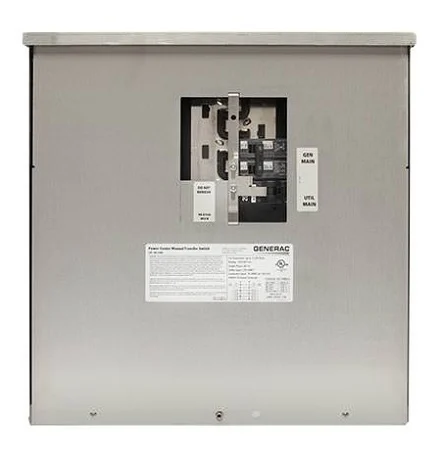 Whole House 200A Utility / 50A Generator Manual Transfer Switch