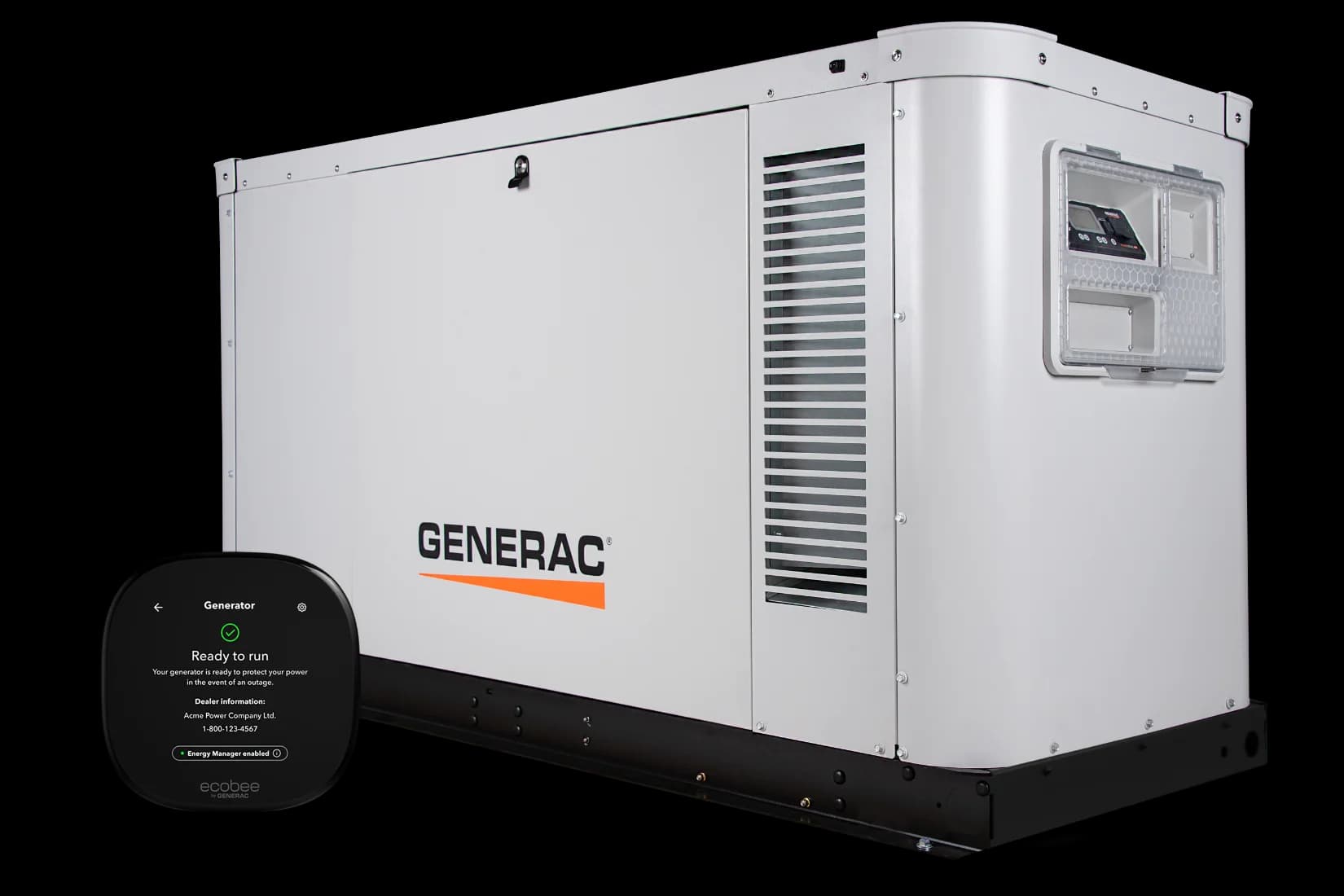 Standby Generator, 48kW | With ecobee by Generac Smart Thermostat | 120/240 V 1-Phase